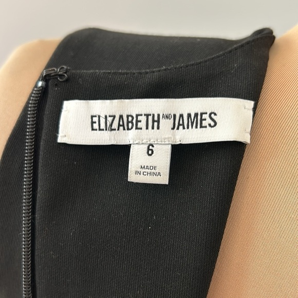 Elizabeth and James Eron Black Fringe Hem Dress - Picture 8 of 9